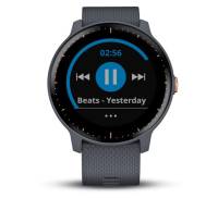 Смарт-часы Garmin Vivoactive 3 GRANITE BLUE WITH ROSE GOLD HARDWARE (010-01985-33)