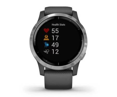 Смарт-часы Garmin vivoactive 4 Shadow Gray/Silver (010-02174-03)