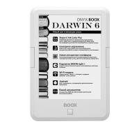 Электронная книга с подсветкой ONYX BOOX Darwin 6 White