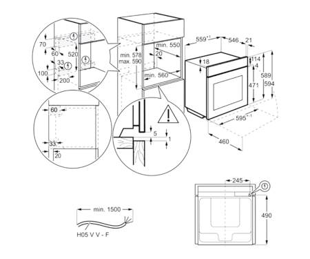 Духовка Electrolux OKD5C51Z