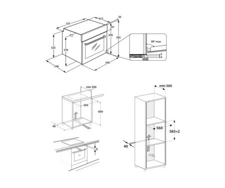 Духовка Whirlpool OAS KP8V1 IX