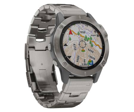Спортивные часы Garmin Fenix 6 Pro Sapphire Titanium with Vented Titanium Bracelet (010-02158-23)
