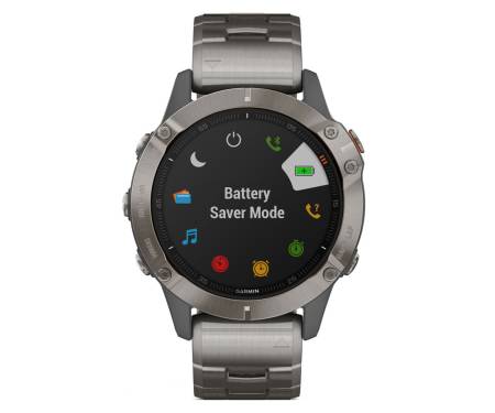 Спортивные часы Garmin Fenix 6 Pro Sapphire Titanium with Vented Titanium Bracelet (010-02158-23)