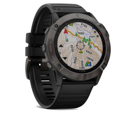 Спортивные часы Garmin Fenix 6X Pro Sapphire Carbon Grey DLC with Black Band (010-02157-11/10)