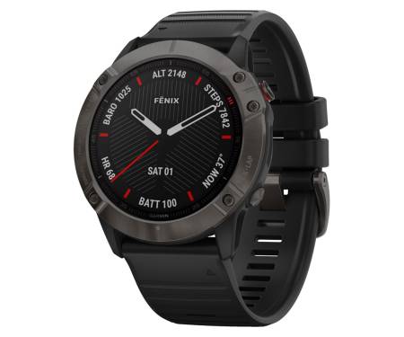 Спортивные часы Garmin Fenix 6X Pro Sapphire Carbon Grey DLC with Black Band (010-02157-11/10)