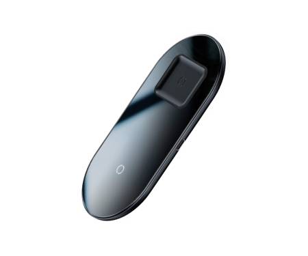 Беспроводная зарядка Baseus Simple 2in1 18W Black (WXJK-01)