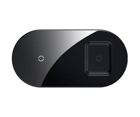 Беспроводная зарядка Baseus Simple 2in1 18W Black (WXJK-01)