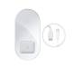 Беспроводная зарядка Baseus Simple 2in1 18W White (WXJK-02)