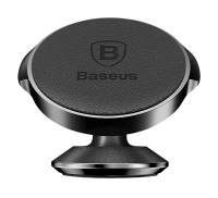 Автодержатель Holder Baseus Small Ears Series Vertical Magnetic Bracket Leather Type Black