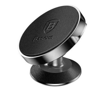 Автодержатель Holder Baseus Small Ears Series Vertical Magnetic Bracket Leather Type Black