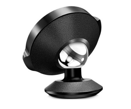 Автодержатель Holder Baseus Small Ears Series Vertical Magnetic Bracket Leather Type Black
