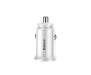 Автомобильное зарядное устройство Baseus Circular Plastic QC 3.0 30W 2USB White