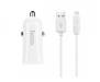 Автомобильное зарядное устройство Hoco Z12 elite two-port car charger set with Lightning 2USB 2.4A White