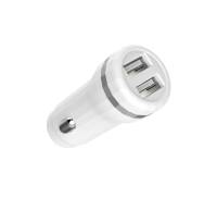 Автомобильное зарядное устройство Hoco Z27 Staunch + Cable (Lightning) 2.4A 2USB White