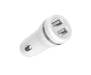 Автомобильное зарядное устройство Hoco Z27 Staunch + Cable (Micro) 2.4A 2USB White