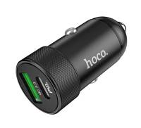 Автомобильное зарядное устройство Hoco Z32B Black