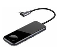 Адаптер Baseus Mirror Series Multifunctional Wireless Charger USB-C (CAHUB-AZ0G)