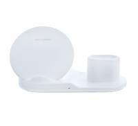 Беспроводная зарядная станция Sonder 3 в 1 Qi Wireless Fast Charging White