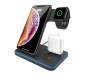 Беспроводная зарядная станция SONDER QI 3 in 1 (Black)