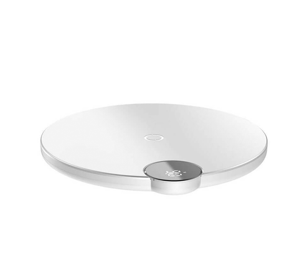 Беспроводное зарядное устройство Baseus Digtal LED Display Wireless Charger White (WXSX-02)
