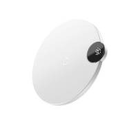 Беспроводное зарядное устройство Baseus Digtal LED Display Wireless Charger White (WXSX-02)