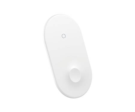 Беспроводное зарядное устройство Baseus Smart 2in1 QI Wireless Charge White (WX2IN1-02)