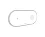 Беспроводное зарядное устройство Hoco CW20 Wisdom 2-in-1 Wireless Charger White