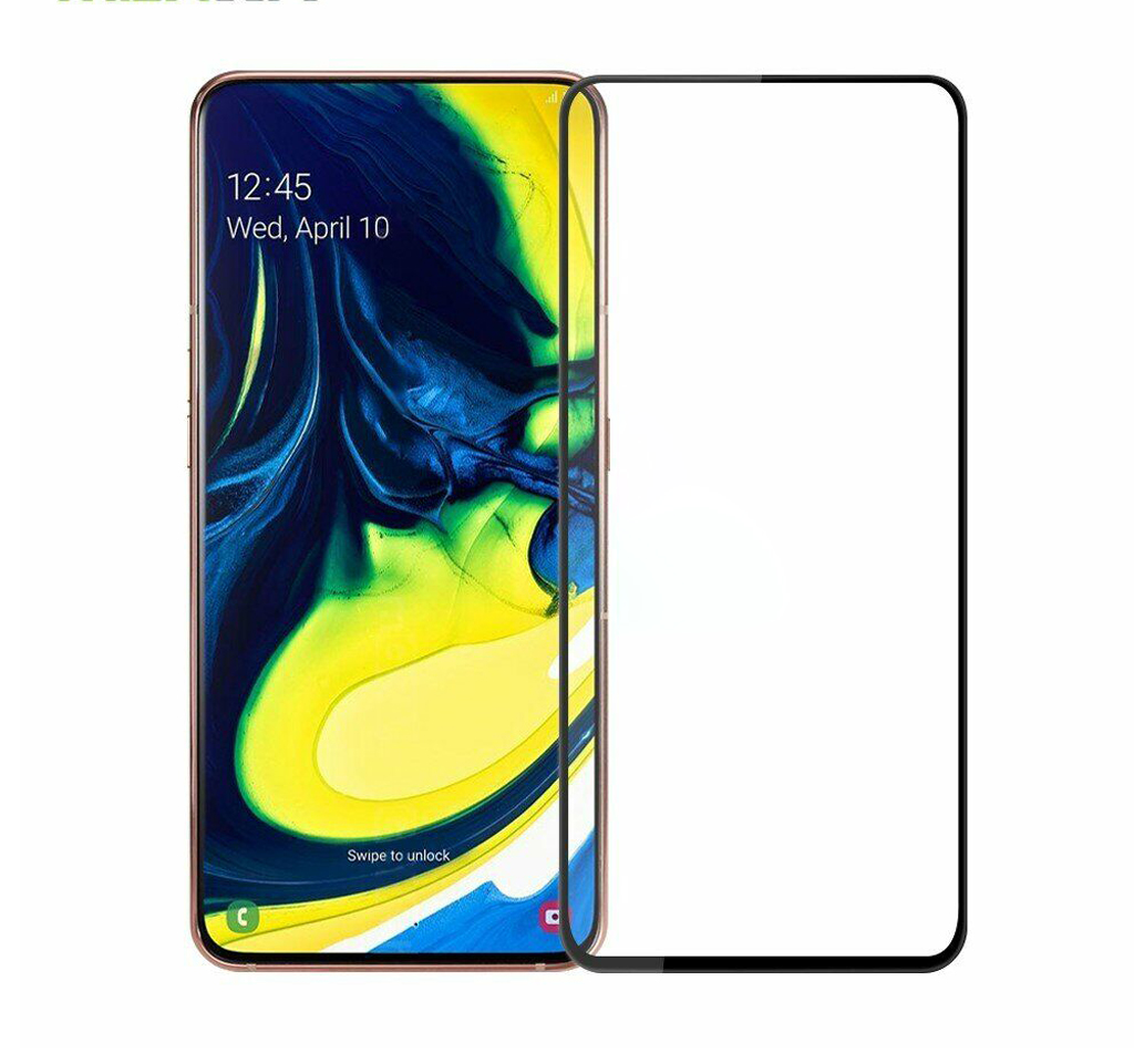 Защитное стекло для Samsung Galaxy A80 Black
