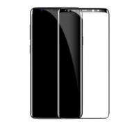 Защитное стекло для Samsung S9+ Baseus 0.2 mm Silk-Screen Tempered Glass Film Black