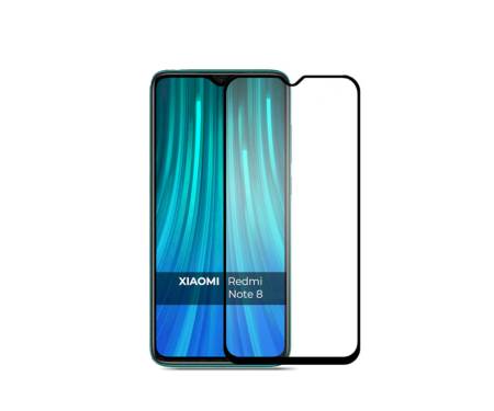 Защитное стекло для Xiaomi Redmi Note 8 Full Glue Black