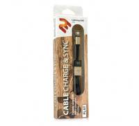 Кабель 2E USB2.0-Lightning Data/Charge Dual Metal, 1м Gold (2E-CCTI13M-1G)