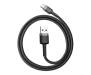 Кабель Baseus Cafule Type-C Cable 2A (3m) Gray-Black (CATKLF-UG1)