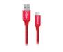 Кабель ColorWay USB-USB Type-C, 1м Red (CW-CBUC003-RD)