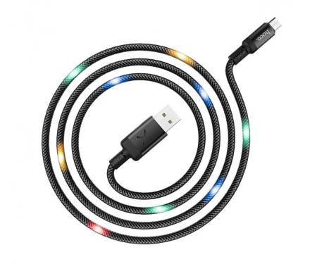 Кабель Hoco U63 Spirit charging data cable for Micro Black