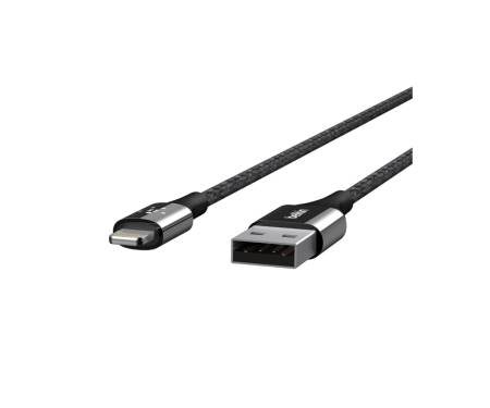 Кабель Lightning Belkin MIXIT DuraTek Lightning to USB 1.2 м Black (F8J207bt04-BLK)