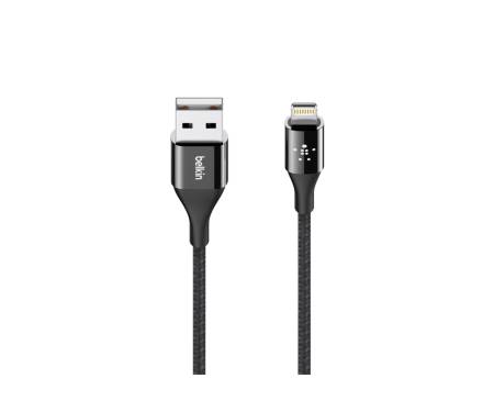 Кабель Lightning Belkin MIXIT DuraTek Lightning to USB 1.2 м Black (F8J207bt04-BLK)