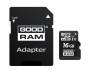 Карта памяти MicroSDHC 16GB UHS-I Class 10 Goodram + SD-adapter (M1AA-0160R12)