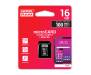 Карта памяти MicroSDHC 16GB UHS-I Class 10 Goodram + SD-adapter (M1AA-0160R12)