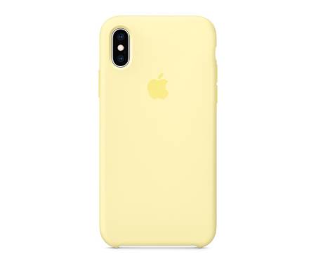 Чехол для Apple iPhone XS Silicone Case Mellow Yellow (MUJV2)