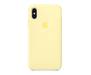 Чехол для Apple iPhone XS Silicone Case Mellow Yellow (MUJV2)
