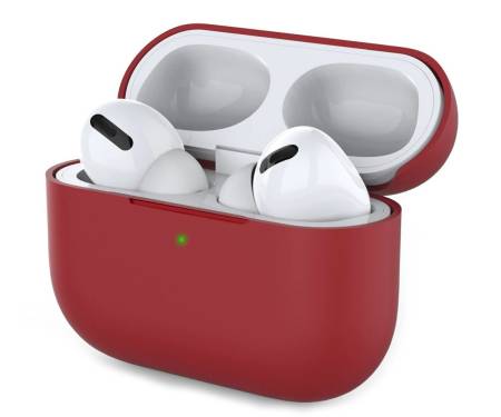 Чехол для Airpods Pro Silicone Case Rose Red