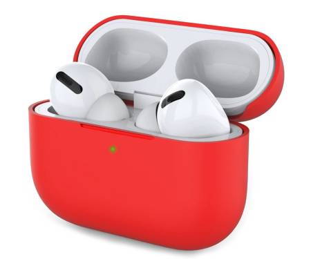 Чехол для Airpods Pro Silicone Case Scarlet