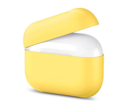 Чехол для Airpods Pro Silicone Case Yellow