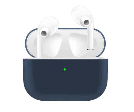 Чехол для Airpods Pro Ultrathin Silicon case Dark Blue
