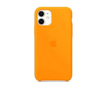 Чехол для Apple iPhone 11 Silicone Case Orange Copy