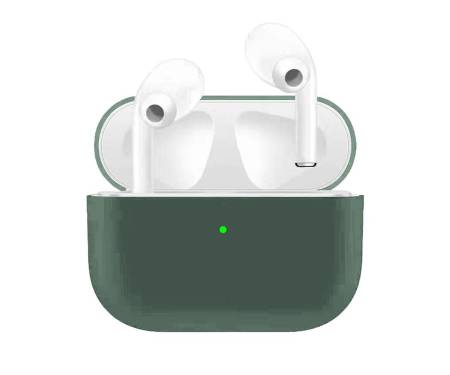 Чехол для Airpods Pro Ultrathin Silicon case Grass Green