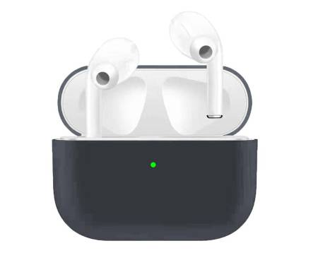 Чехол для Airpods Pro Ultrathin Silicon case Grey Blue