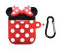 Чехол для Airpods Silicon case с карабином Minnie Mouse