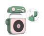 Чехол для Airpods Silicon case Gramophone Dark Green