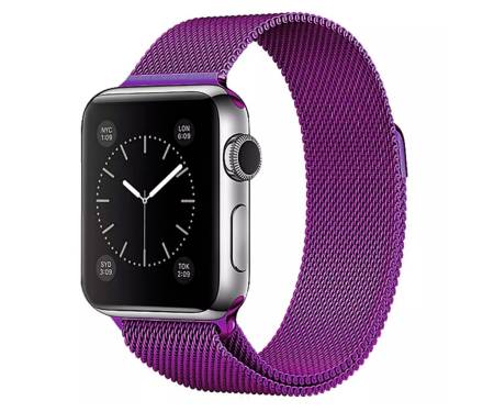 Ремешок для Apple Watch 38mm Milanese Loop Band Purple